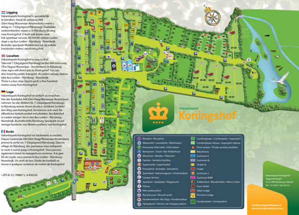 Plattegrond van De Koningshof