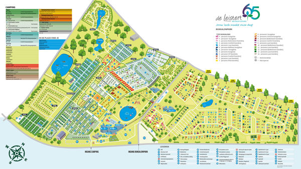 Plattegrond van De Leistert