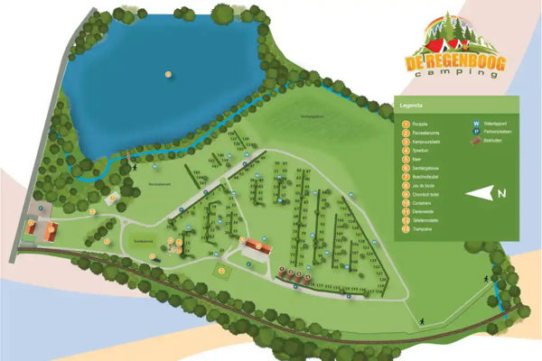 Plattegrond van De Regenboog
