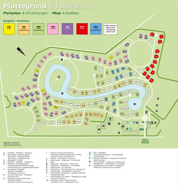 Plattegrond van De Veluwse Hoevegaarde