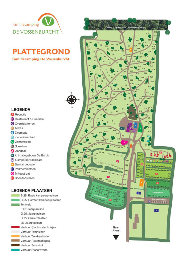 Plattegrond van De Vossenburcht