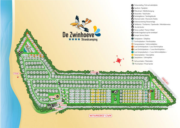 Plattegrond van De Zwinhoeve