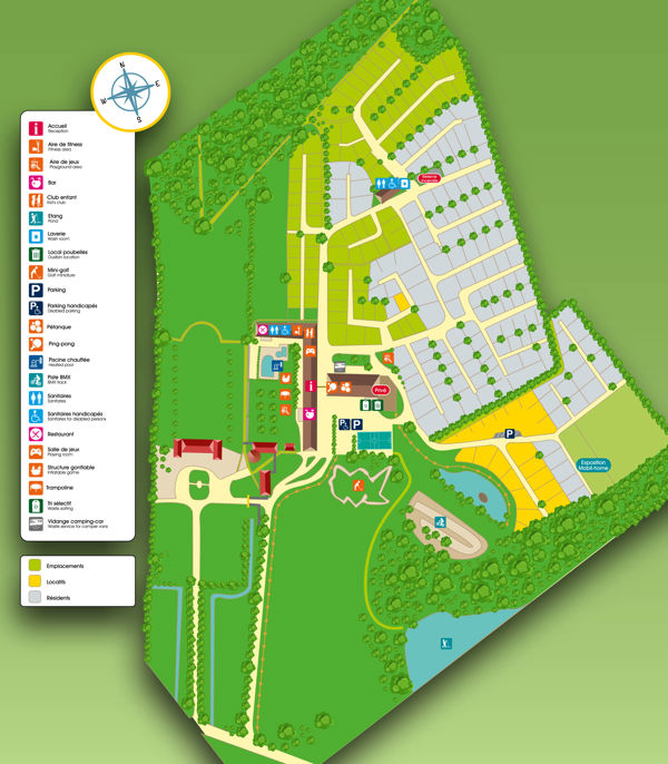 Plattegrond van Domaine du Logis