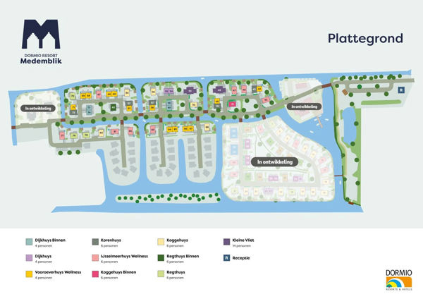 Plattegrond van Dormio Resort Medemblik
