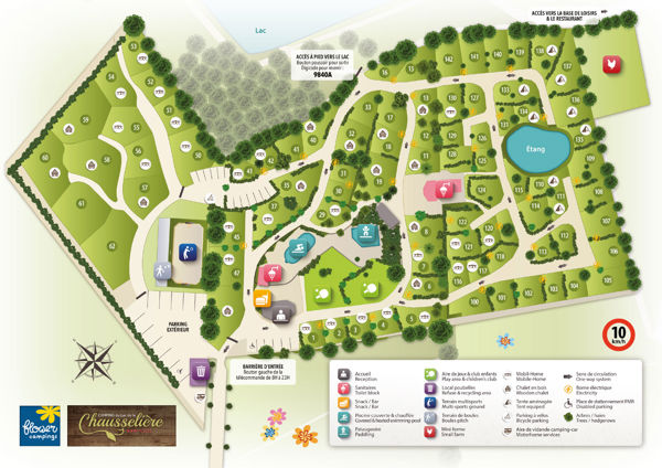 Plattegrond van Du Lac de la Chausselière