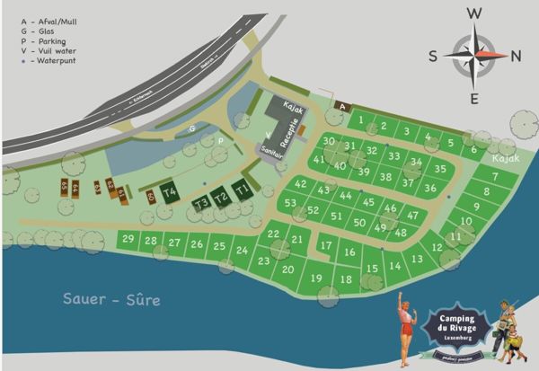 Plattegrond van Du Rivage