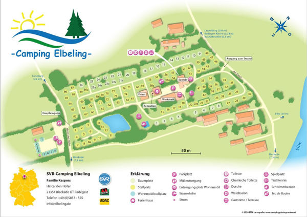 Plattegrond van Elbeling