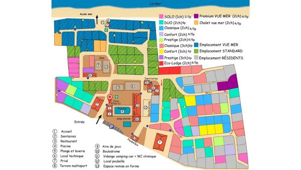 Plattegrond van Eléovic
