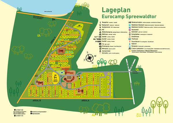 Plattegrond van EuroCamp Spreewaldtor
