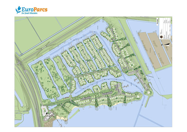 Plattegrond van EuroParcs De IJssel Eilanden