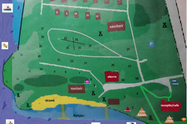 Plattegrond van Falkudden