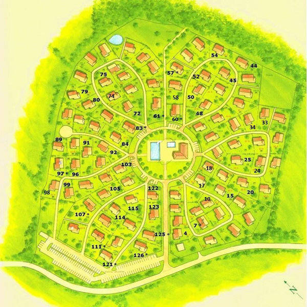 Plattegrond van FranceComfort Domaine Les Forges - Bois Senis