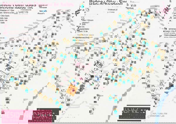 Plattegrond van FranceComfort Résidence Château de Salles