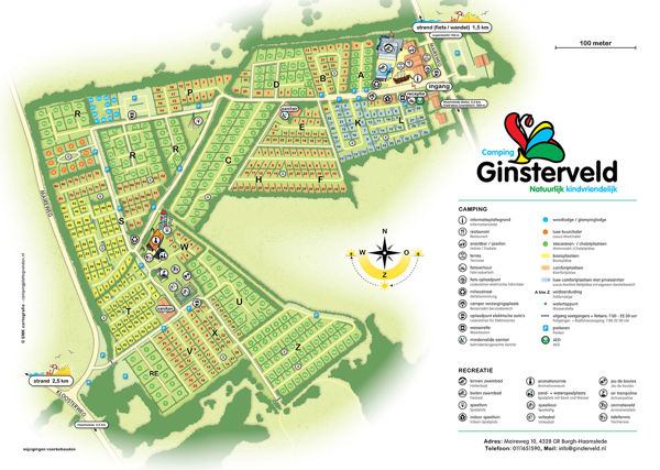 Plattegrond van Ginsterveld
