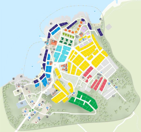 Plattegrond van Glavotok