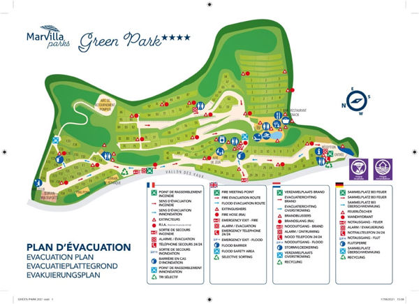 Plattegrond van Green Park