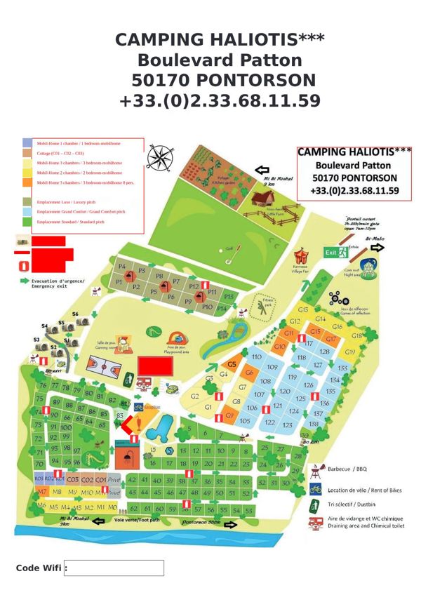 Plattegrond van Haliotis