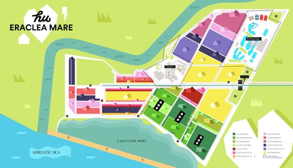 Plattegrond van hu Eraclea Mare
