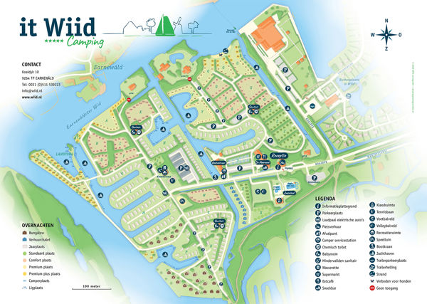 Plattegrond van It Wiid