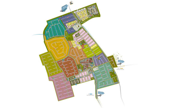 Plattegrond van Julianahoeve