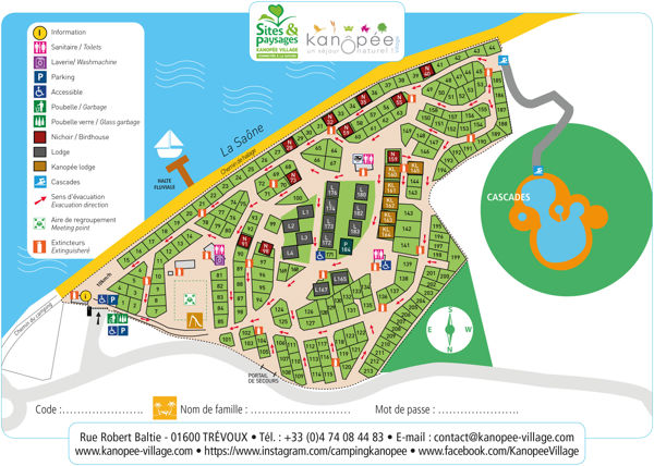 Plattegrond van Kanôpée Village