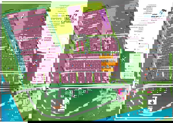 Plattegrond van Knaus campingpark Dorum