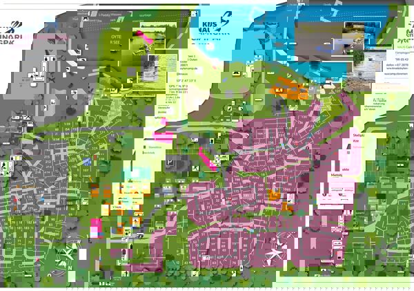 Plattegrond van Knaus campingpark Oyten am See