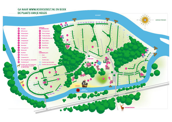 Plattegrond van Koeksebelt