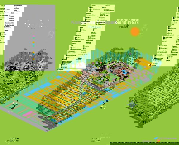 Plattegrond van Kongernes Feriepark