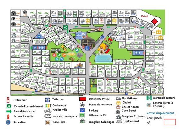 Plattegrond van La Belle Etoile