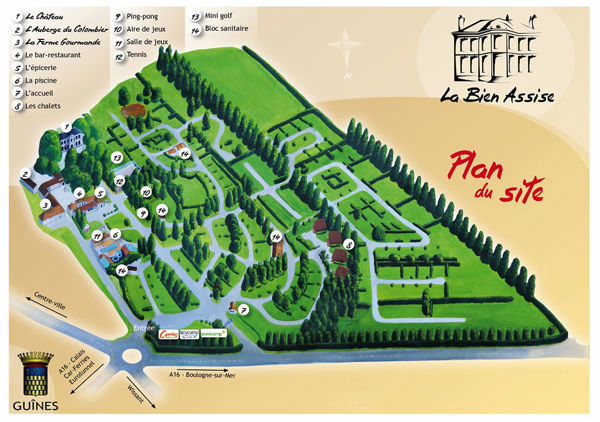 Plattegrond van La Bien Assise