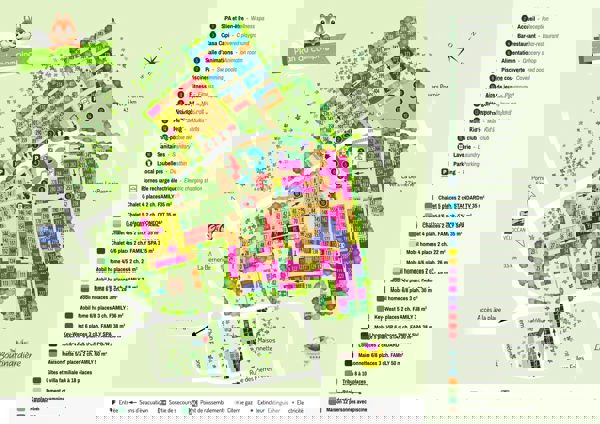 Plattegrond van La Boutinardière