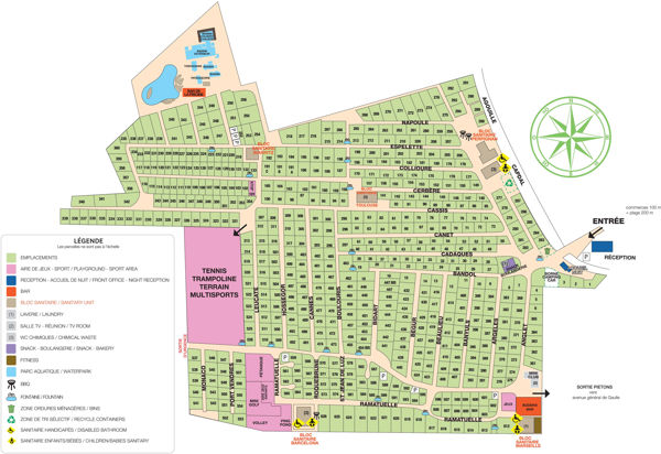 Plattegrond van La Chapelle