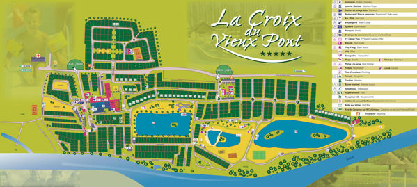 Plattegrond van La Croix du Vieux Pont
