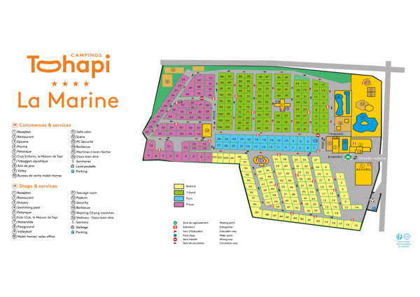 Plattegrond van La Marine