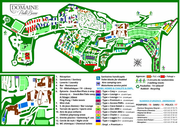 Plattegrond van La Paille Basse