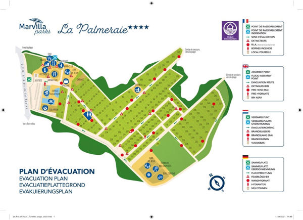 Plattegrond van La Palmeraie