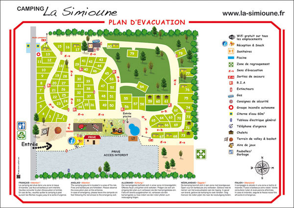 Plattegrond van La Simioune