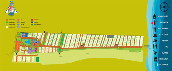 Plattegrond van La Sirena