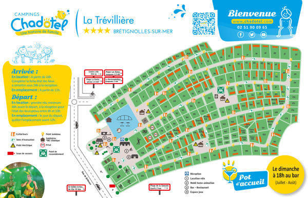 Plattegrond van La Trévillière