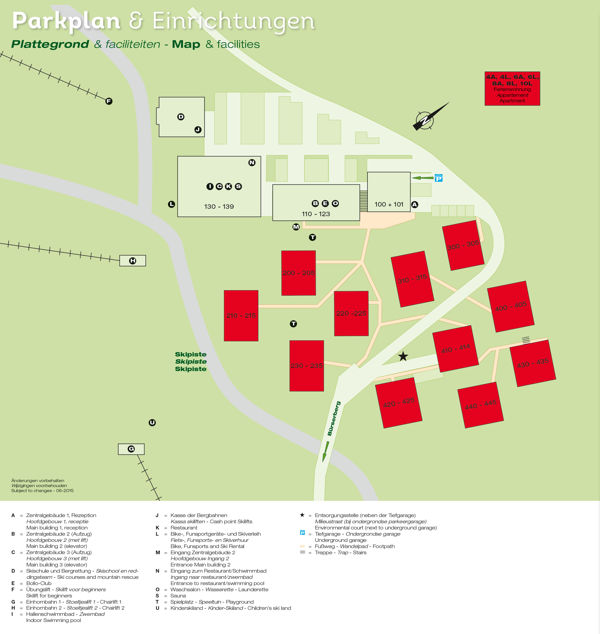 Plattegrond van Landal Brandnertal