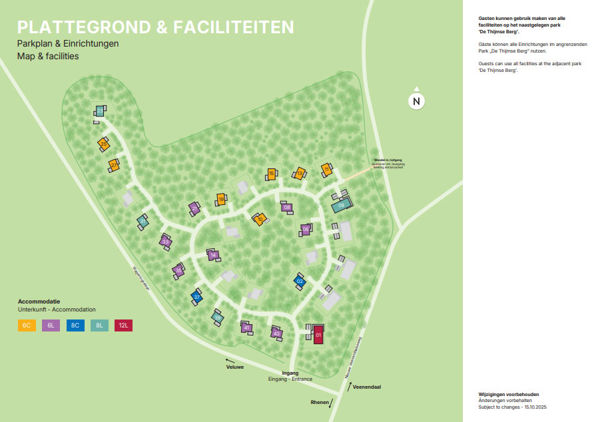 Plattegrond van Landal Buytenplaets Rhenen