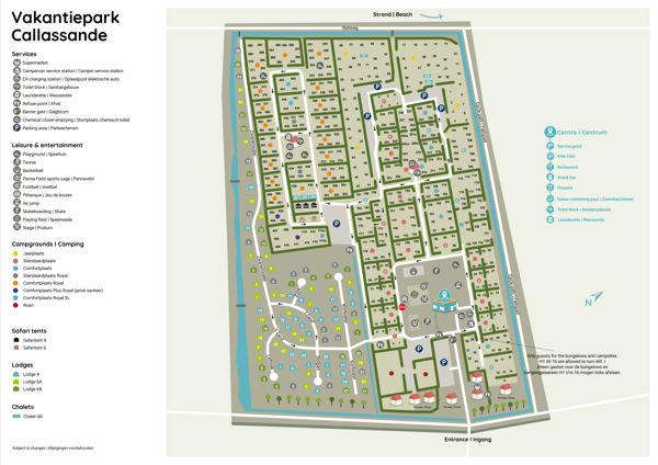 Plattegrond van Landal Callassande