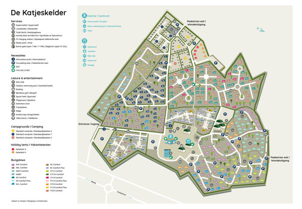 Plattegrond van Landal De Katjeskelder