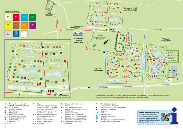 Plattegrond van Landal Duinpark 't Hof van Haamstede