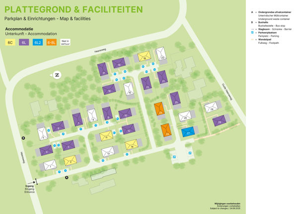 Plattegrond van Landal Duynvallei