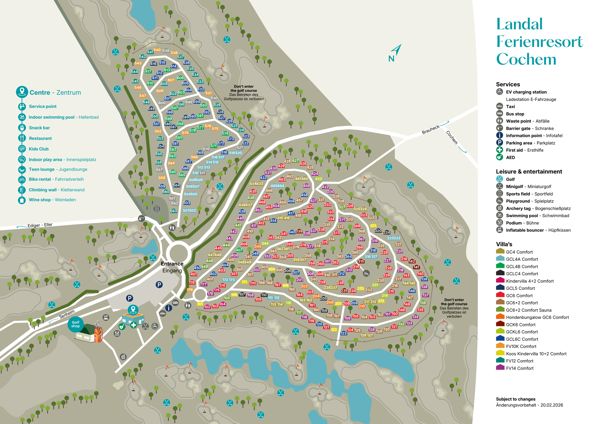 Plattegrond van Landal Ferienresort Cochem