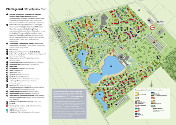 Plattegrond van Landal Hof van Saksen