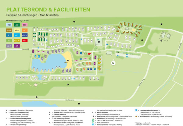 Plattegrond van Landal Landgoed Bourtange