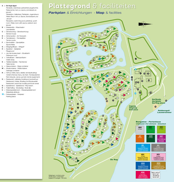 Plattegrond van Landal Natuurdorp Suyderoogh